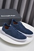 Замшевые кроссовки Ermenegildo Zegna Triple Stitch low-top - Blue
