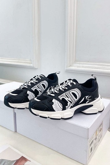 Женские кроссовки Dior Chrono Premium - Navy   