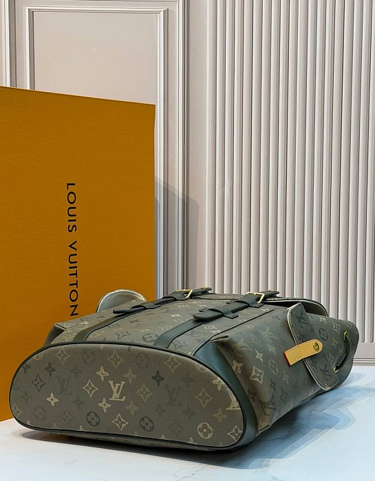 Кожаный рюкзак Louis Vuitton Christopher MM premium 39x32x12 см