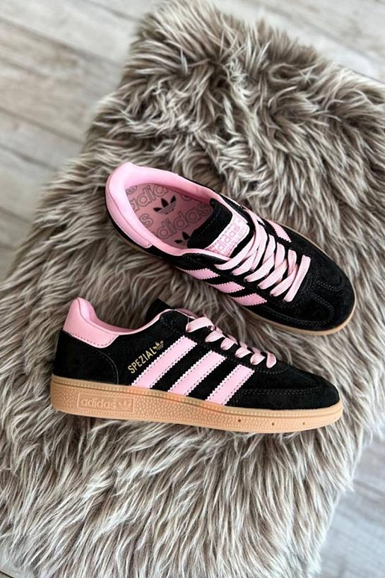 Женские кроссовки Adidas Spezial - Black / Pink