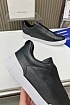 Чёрные кожаные кроссовки Ermenegildo Zegna