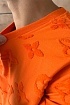 Оранжевая оверсайз футболка Louis Vuitton Monogram All-over