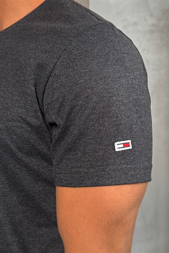 Серая мужская футболка Tommy Hilfiger New York City