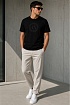 Футболка чёрного цвета Armani Exchange black logo