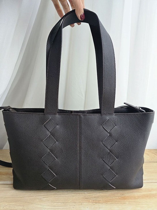 Кожаная сумка Bottega Veneta 38x22 см