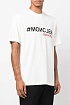 Белая оверсайз футболка Moncler Grenoble
