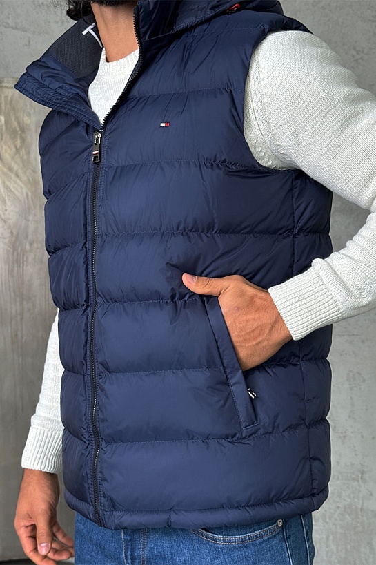 Мужской синий жилет Tommy Hilfiger