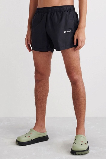 Мужские чёрные шорты Off-White Arrows   