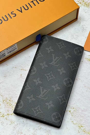 Кожаный бумажник Louis Vuitton Brazza Premium 19x2x10 см   