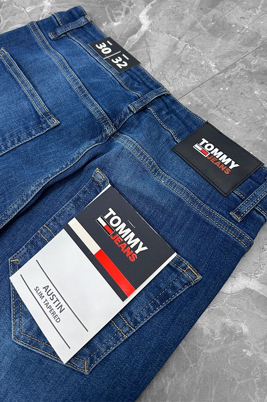 Мужские синие джинсы Tommy Hilfiger Austin Slim Tapered