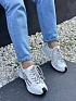 Женские кожаные кроссовки Gucci GG Run