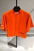 Оранжевая футболка Heron Preston СТИЛЬ-logo cropped