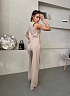 Женский бежевый костюм Schiaparelli premium