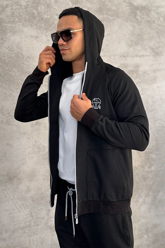Спортивный костюм Brunello Cucinelli logo-embroidered - Black
