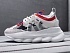 Кроссовки Versace Chain Reaction 2 Chainz - White / Red