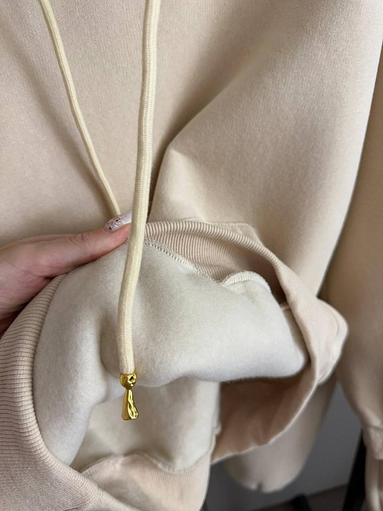 Женский костюм тройка на флисе Schiaparelli Premium - Beige