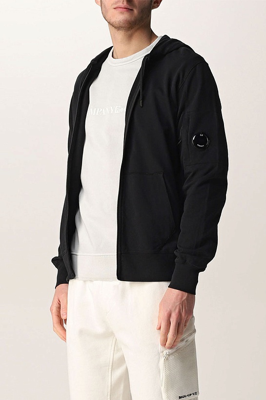 Чёрная мужская кофта C.P. Company Lens-detail