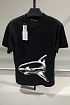 Чёрная футболка Palm Angels Broken Shark