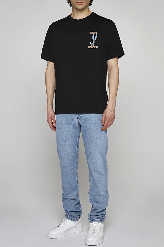 Чёрная футболка Casablanca Souvenir