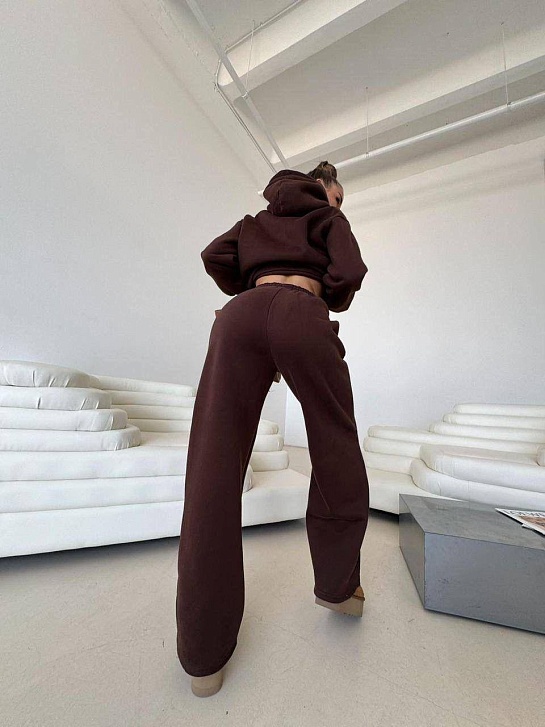 Женский костюм тройка на флисе Max Mara premium