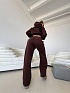 Женский костюм тройка на флисе Max Mara premium