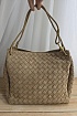 Замшевая сумка Bottega Veneta 35x24 см - Beige