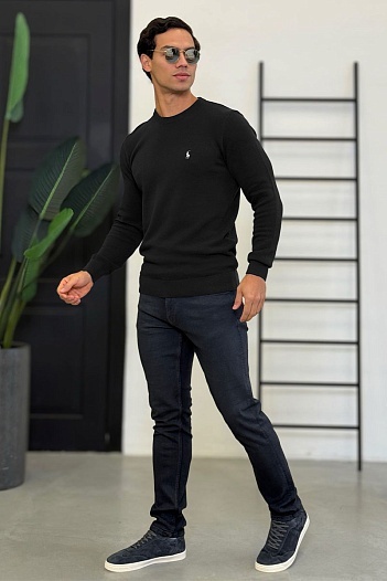 Мужской джемпер Роlо Ralрh Lаurеn pony-embroidered - Black   