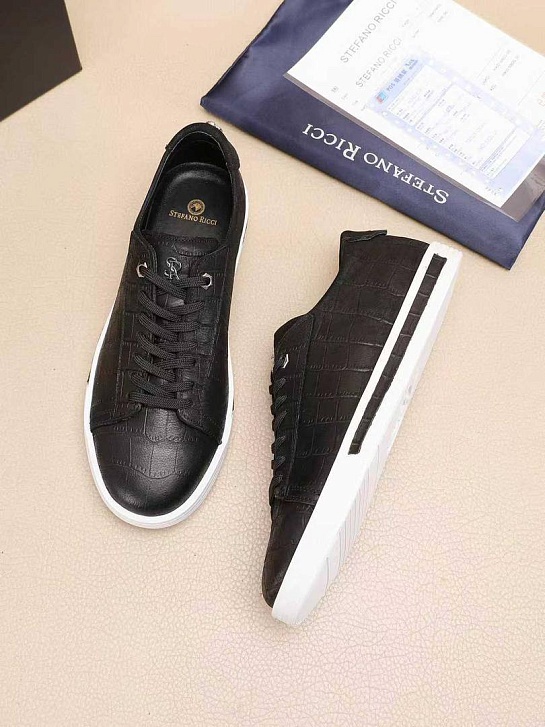 Мужские кожаные кроссовки Stefano Ricci