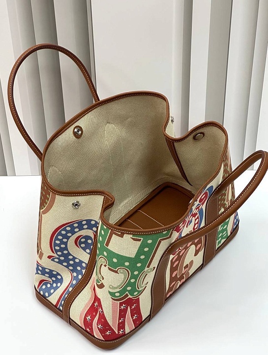 Женская сумка Hermes Garden Party Premium 36x26x17 см