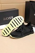 Текстильные кроссовки Hugo Boss Titanium - Black / Yellow