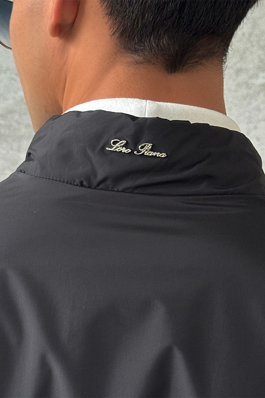 Двусторонняя ветровка Loro Piana - Brown / Black