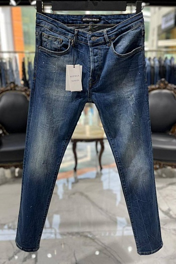 Мужские синие джинсы Bottega Veneta   