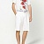 Белая мужская футболка Dolce&Gabbana floral logo-print