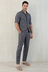 Льняные брюки Brunello Cucinelli Premium - Grey