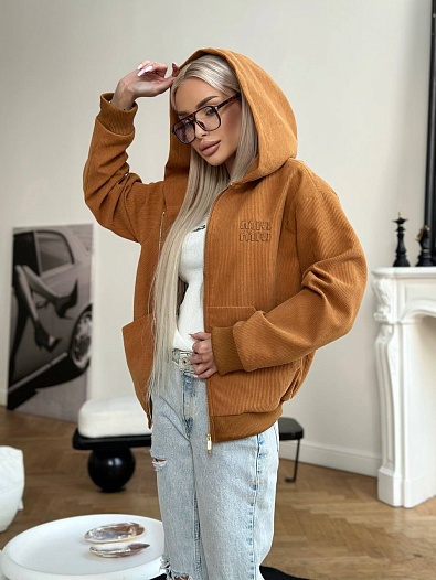 Женская вельветовая куртка MIU MIU   