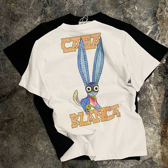 Белая футболка Casablanca Souvenir