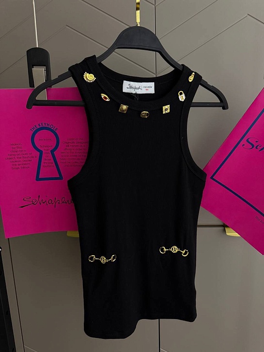 Женская майка Schiaparelli premium - Black