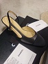 Женские кожаные туфли на каблуке Chanel premium