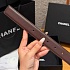 Кожаный ремень Chanel коричневого цвета