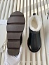Женские кожаные угги с мехом Brunello Cucinelli Premium - Black