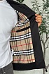Мужская чёрная куртка Burberry Equestrian Knight