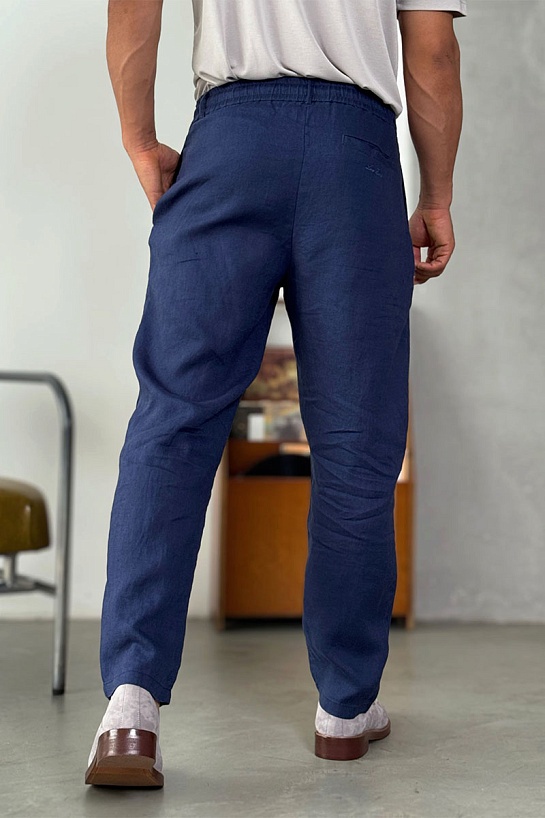 Мужские синие брюки Loro Piana