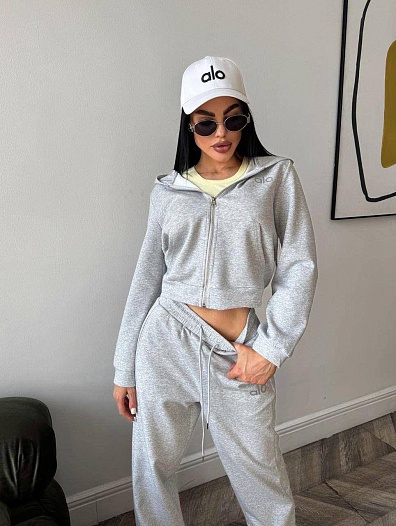 Женский серый костюм Alo premium    