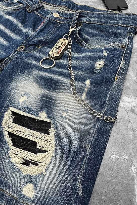 Мужские джинсовые шорты Dsquared2