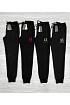 Чёрные спортивные штаны Armani Exchange black embroidery
