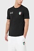 Чёрная футболка Emporio Armani 7 Team Italia