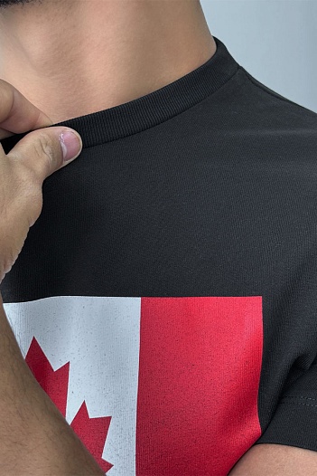 Футболка тёмно-синего цвета Dsquared2 Flag of Canada   