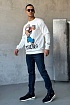 Свитшот белого цвета Iceberg Popeye