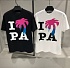 Мужская чёрная футболка Palm Angels I LOVE PA