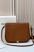 Кожаная сумка Celine Soft Triomphe Besace premium 34x25x13 см